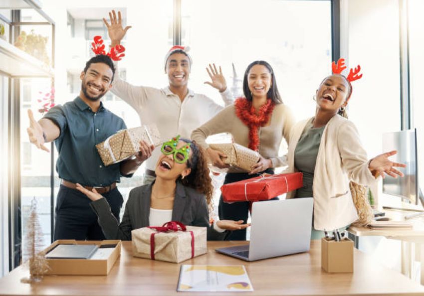 Weihnachtsgeschenke für die Belegschaft